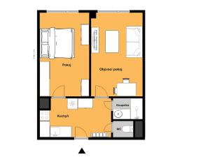 Pronájem bytu 2+1, Praha, Cukrovarská, 44 m2