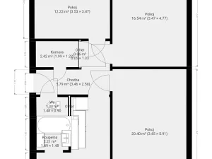 Prodej bytu 3+1, Boskovice, Bílkova, 72 m2
