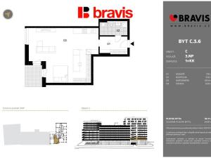 Prodej bytu 2+kk, Brno, Fuchsova, 63 m2