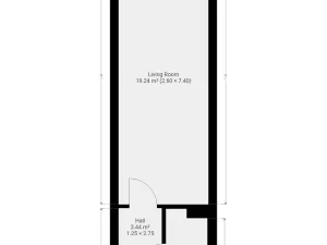 Pronájem bytu 1+kk, Praha - Kyje, Za černým mostem, 27 m2