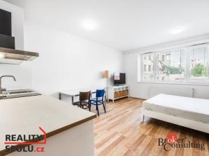 Pronájem bytu 1+kk, Brno - Zábrdovice, Vranovská, 32 m2