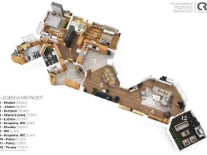 Prodej bytu 4+kk, Praha - Dolní Měcholupy, Za kovárnou, 215 m2