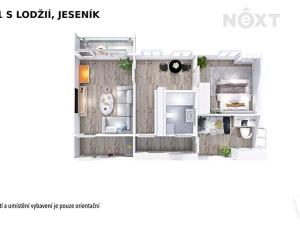 Prodej bytu 3+1, Jeseník, Horská, 60 m2