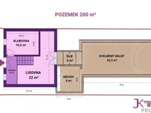 Prodej vinného sklepa, Velké Bílovice, 82 m2
