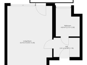Pronájem bytu 1+kk, Praha - Vysočany, Kolbenova, 33 m2