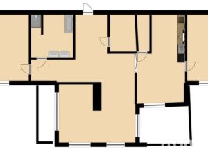 Pronájem bytu 3+1, Brno - Veveří, Čápkova, 155 m2