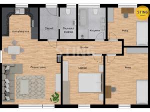 Prodej rodinného domu, Rychvald, Jabloňová, 93 m2