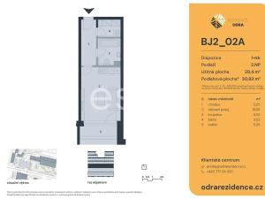 Prodej bytu 1+kk, Praha - Bohnice, Lodžská, 31 m2
