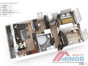 Prodej bytu 3+kk, Slaný, Tomanova, 70 m2