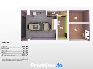 Prodej rodinného domu, Brno - Ivanovice, Kouty, 265 m2