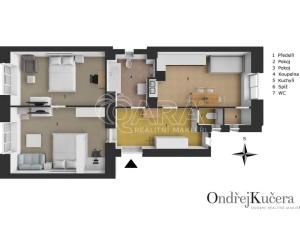 Prodej bytu 2+1, Praha - Žižkov, Baranova, 79 m2