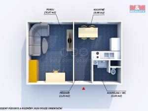 Prodej bytu 1+1, Rokycany - Nové Město, Horákova, 31 m2