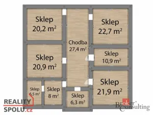 Prodej ubytování, Kovářská, nám. J. Švermy, 520 m2