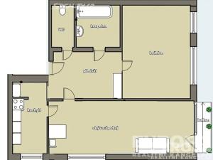Prodej bytu 2+1, Praha - Smíchov, Fráni Šrámka, 60 m2