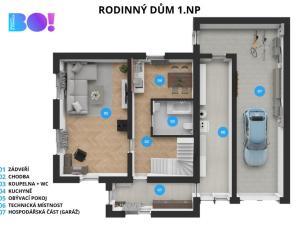 Prodej rodinného domu, Valašská Senice, 111 m2
