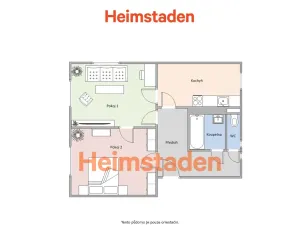 Pronájem bytu 2+1, Albrechtice, Středová, 56 m2