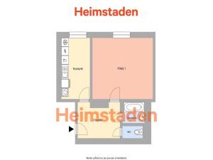 Pronájem bytu 1+1, Havířov - Město, Mírová, 37 m2