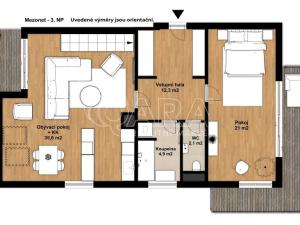 Prodej bytu 3+kk, Praha - Hrdlořezy, Mezilehlá, 114 m2