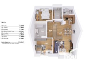 Prodej bytu 4+kk, Hodonice, 113 m2