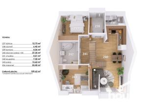 Prodej bytu 4+kk, Hodonice, 112 m2