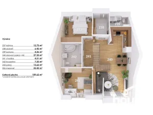 Prodej bytu 4+kk, Hodonice, 112 m2