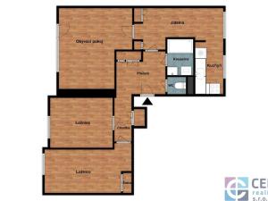 Prodej bytu 4+kk, Praha - Záběhlice, Měchenická, 73 m2
