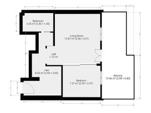 Pronájem bytu 2+kk, Praha - Žižkov, Lucemburská, 42 m2