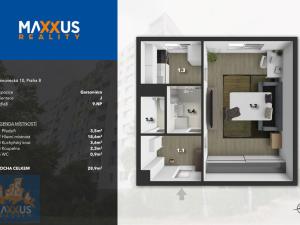 Prodej bytu 1+kk, Praha - Troja, Sosnovecká, 30 m2