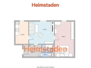 Pronájem bytu 2+1, Havířov - Město, Jana Wericha, 55 m2