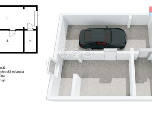 Prodej rodinného domu, Kamenice - Ládví, 57 m2