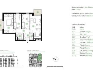Prodej bytu 4+kk, Praha - Uhříněves, Bečovská, 76 m2