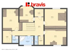 Prodej rodinného domu, Střelice, Nebovidská, 294 m2