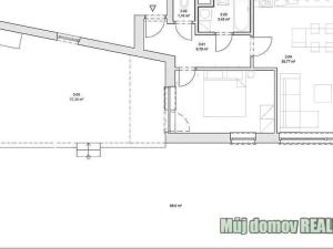 Pronájem bytu 2+kk, Praha - Strašnice, Mrštíkova, 52 m2