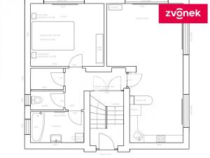 Pronájem bytu 2+1, Zlín - Kostelec, Lešenská, 78 m2
