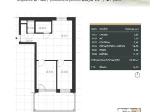 Prodej bytu 3+kk, Brno - Horní Heršpice, 56 m2