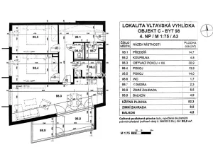 Prodej bytu 3+kk, Praha - Holešovice, V háji, 91 m2