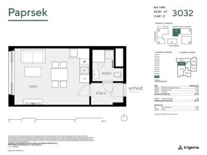 Prodej bytu 1+kk, Praha - Stodůlky, Hábova, 32 m2