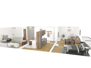 Prodej bytu 3+1, Plzeň, Dlouhá, 65 m2