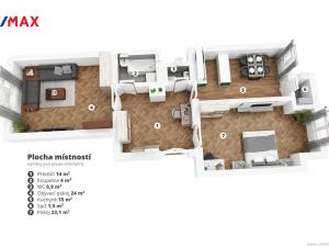 Pronájem bytu 2+1, Praha - Vinohrady, Chopinova, 90 m2
