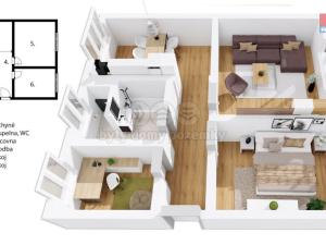 Prodej bytu 2+1, Frýdek-Místek - Frýdek, Nad Lipinou, 56 m2