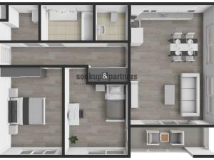 Prodej bytu 3+kk, Praha - Hloubětín, Poděbradská, 76 m2