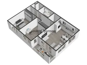 Prodej bytu 3+kk, Praha - Hloubětín, Poděbradská, 76 m2