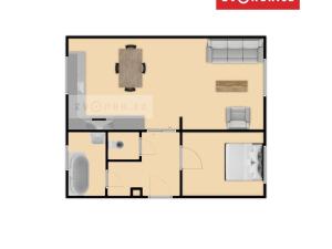 Pronájem bytu 2+1, Zlín, Kvítková, 54 m2