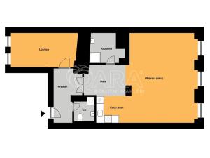 Pronájem bytu 2+kk, Praha - Nové Město, Kateřinská, 75 m2