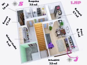 Prodej rodinného domu, Třebíč - Borovina, Řípovská, 117 m2