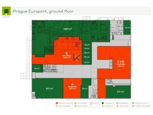 Pronájem obchodního prostoru, Praha - Ruzyně, Aviatická, 770 m2