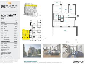 Pronájem bytu 4+kk, Brno, Hvězdová, 92 m2