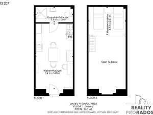 Pronájem bytu 1+kk, Brno, Václavská, 24 m2