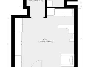 Pronájem bytu 1+kk, Brno, Moldavská, 34 m2