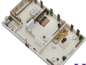 Prodej bytu 2+1, Praha, Dvouletky, 56 m2